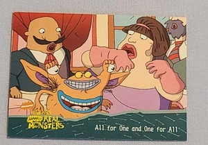 Fleer AAAHH 1995!! Real Monsters #32 Tutto per Uno e Uno per Tutti - Foto 1 di 2