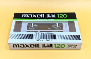 Maxell LN 120 LEER AUDIO CASSETTE TAPE (versiegelt) - Bild 1 von 5