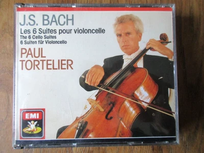 Bach - The 6 Cello Suites / Paul Tortelier / EMI 769431 2 / Ed1 2CD 1987 No Ifpi Foto 1 de 4