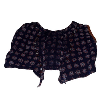 Kids XS Multicolor Sleeveless Choli - Image 1 of 4