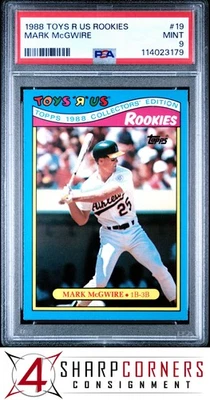 Toys R US Rookies 1988 #19 Mark McGWIRE Athletics PSA 9 Foto 1 de 2