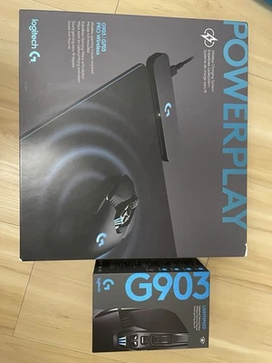 Logitech Ganing Maus G903 Kabellos + Pad Powerplay Schwarz - Bild 1 von 4