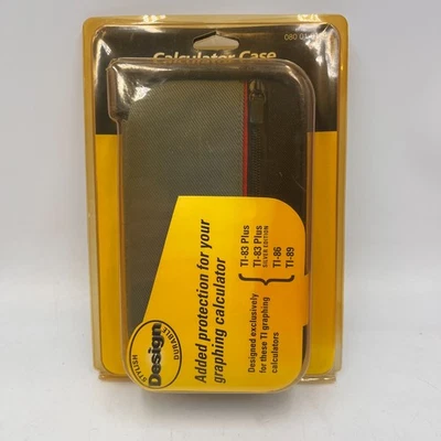 Yugioh TCG Gris Rojo Negro Estuche Calculadora Objetivo con Cremallera con Ranuras para Tarjetas Nuevo de Lote Antiguo 2003 Foto 1 de 4