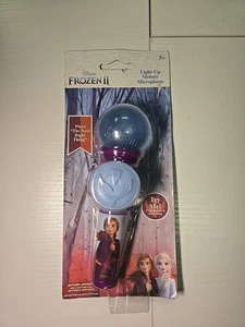 Frozen 2 Toy Microphone Lights Up 3 Colors & Plays "The Next Right Thing" NEW - Picture 1 of 8