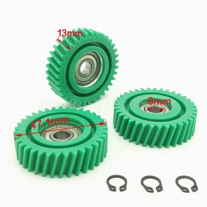 35T 47.1X13Mm Oblique Gear 8Mm Bearings E-Bike Nylon Gear for Electric Bike 500W - Picture 1 of 13