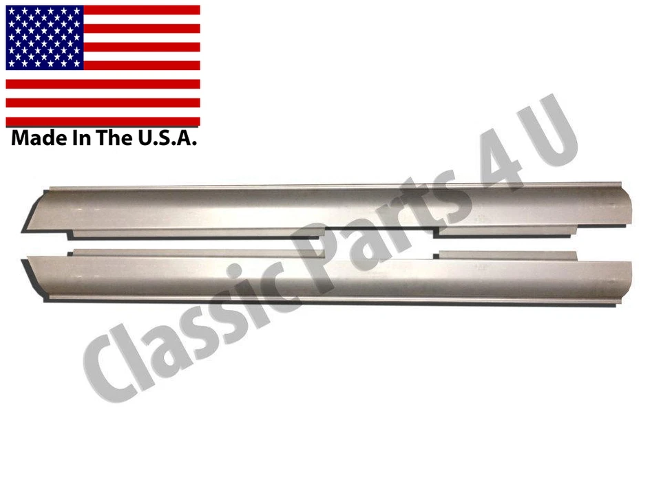 1960 1961 1962 1963 1964 FORD FALCON COMET RANCHERO ROCKER PANELS 4DOOR  PAIR! - Image 1 of 1