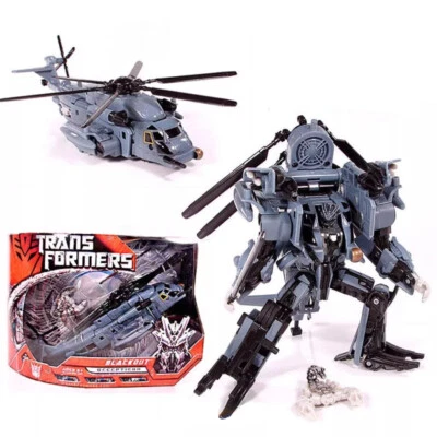 New Transformers 2 Blackout Decepticon Hasbro Action Figure Robot Toys No Box 7" - Image 1 of 4