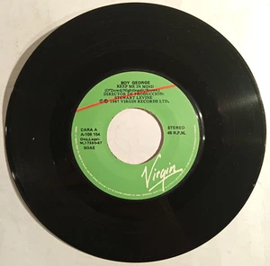 BOY GEORGE -KEEP ME IN MIND / STATE OF LOVE- 1987 SPANISH 7" SINGLE, SYNTH POP - Imagen 1 de 3