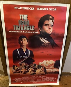 THE IRON TRIANGLE Movie Poster 1989 Video Store Version 27 x 40 - Picture 1 of 5