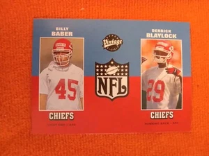2001 Billy Baber RC Derrick Blaylock RC Kansas Chiefs "Vintage" Upper Deck #265 - Bild 1 von 5