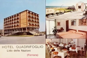 Cartolina - Hotel Quadrifoglio - Lido delle Nazioni ( Ferrara ) - 1982 - Picture 1 of 2