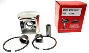 MCCULLOCH 700, SP-70, 2" BORE  REPLACEMENT PISTON KIT, NEW WRIST PIN BEARINGS - Picture 1 of 1