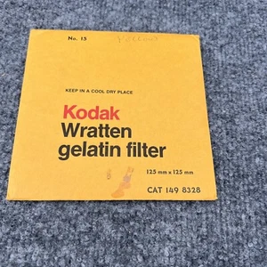 Kodak 149 8328 Wreatten Gelatin Filter 125mm x 125mm New Other - Picture 1 of 12