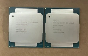 Match Pair Intel Xeon E5-1650 v3 SR20J 3.5GHz 15MB 6-Core LGA2011-3 Processor - Picture 1 of 4