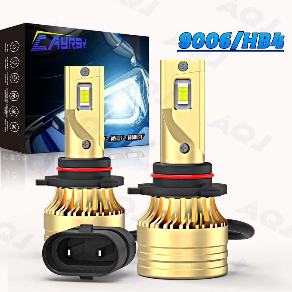 For Mitsubishi Lance 2008-2017 2x 9006/HB4 LED Headlight Low Beam Bulbs 6000K Foto 1 de 4