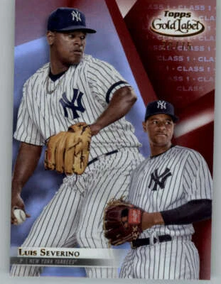 2018 Topps Gold Label Class 1 Red #72 Luis Severino 75 (ref 155885) - Image 1 of 2