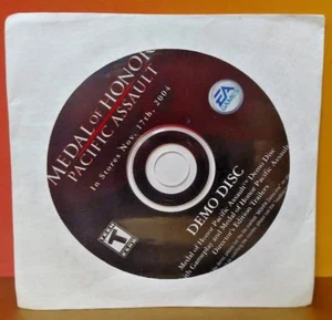 BRAND NEW SEALED Medal Honor Pacific Assault DEMO Disc  PS2 XBOX PC Game Promo - Picture 1 of 1