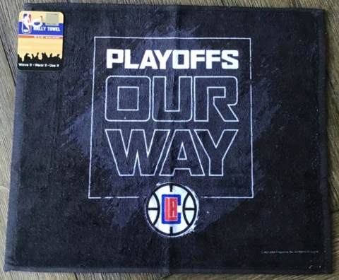 Los Angeles Clippers WinCraft 15x18 2021 NBA Playoffs Slogan Spectra Rally Towel Cover