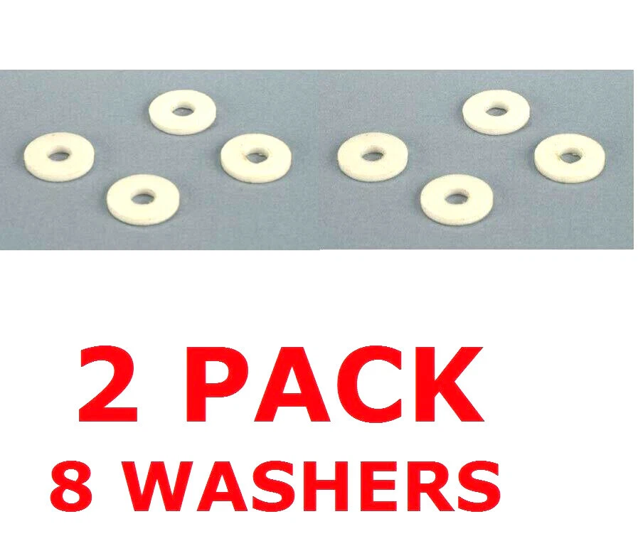 (QTY 2) Pro Boat PRB2288  (8) Nylon Washers 1/8 Hydro SW55 for RC Boat - Image 1 of 1