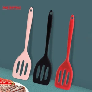 Small Silicone Dpatula Heat-Resistant and Non Stick Pan Frying Spatula Flat Bott - Picture 1 of 14