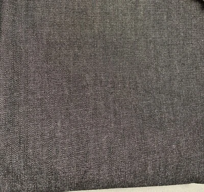 Tecido jeans preto 1 jarda 10" x 70" para artesanato e projetos de costura - Imagem 1 de 3