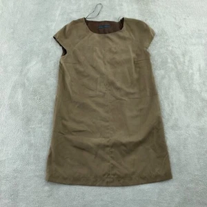 Zara Mini Dress Womens XL Brown 0317 - Picture 1 of 8