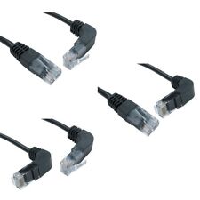 Right Angled RJ45 Cat5e Ethernet Network LAN cable Angle Elbow 0.5m 1m 2m 3m