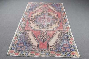 7,1x4,5 ft Vorleger, Vintage Teppich, Türkischer Teppich, Wollteppich, Teppiche für Fläche, Boho Teppich - Bild 1 von 10