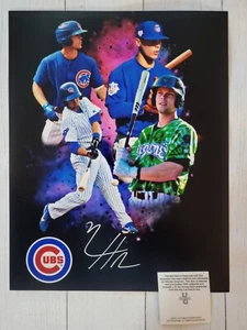 NICO HOERNER SIGNED 11X14 PHOTO CHICAGO CUBS TOP PROSPECT STAR COA - Picture 1 of 2