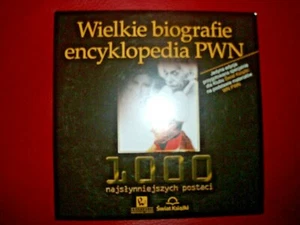 WIELKIE BIOGRAFIE - 1000 NAJSŁYNNIEJSZYCH POSTACI, ENCYKLOPEDIA PWN, POLISH CD - Afbeelding 1 van 1