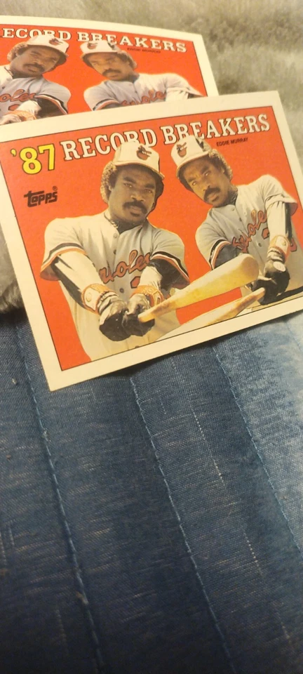 1988 Topps - Record Breakers Eddie Murray #4 (Tiffany) - Image 1 of 2