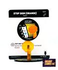 DC Heroclix Stop Sign (Orange) #s031 w/ Card Batman Team Up Set