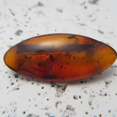  Broche cuadrado genuino coñac/marrón ámbar báltico plata esterlina 925 #0077 Foto 1 de 3