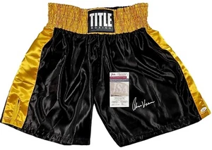 THOMAS HEARNS firmato autografo BOXE BAULI JSA TESTIMONIATO CERTIFICATO WB189239 - Foto 1 di 8