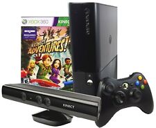 Microsoft Xbox 360 Slim E 4GB Bundle | Console, Controller, Cords, Kinect + Game