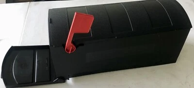 Nuevo Patriot Capacidad Media Plástico A Prueba de Óxido Negro, Post-Montaje Buzón Foto 1 de 4