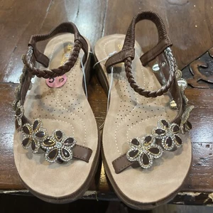 Annie comfort sandals Brown 5.5 - Picture 1 of 4
