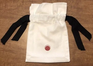 Beauty Heroes White Thick Cotton Drawstring Travel Makeup Bag ~ Brand New!! ❤️ - Picture 1 of 3