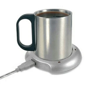 USB TASSENWÄRMER | KAFFEEWÄRMER INKL. EDELSTAHL TASSE - Picture 1 of 2