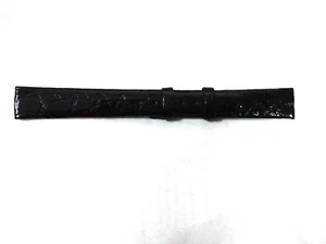 New TIFFANY & Co Watch Strap Black size 16R, Crocodile - Picture 1 of 4