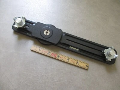 De colección Hecho en Japón Doble Placa Cámara Flash Plataforma Trípode Soporte Montaje Foto 1 de 4