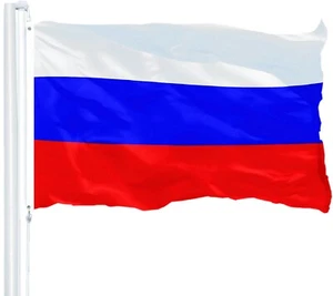 Russia National Flag Russian 3x5' FT Polyester Outdoor Banner Country Flags - Picture 1 of 7
