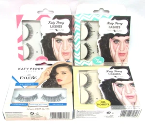 4 Pack Eylure Katy Perry Reusable Lashes Sweetie Pie + Cool Kitty + 2 OH, HONEY! - Picture 1 of 9