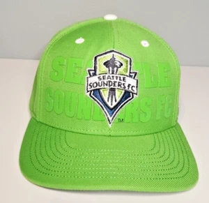 Seattle Sounders FC Adidas Snapback Hat MLS Soccer XBOX Rave Green - Picture 1 of 9