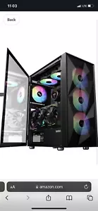 SAMA 3509 ATX Mid Tower Computer Case Steel Mesh Front Tempered Glass - Picture 1 of 7