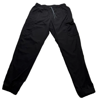 Pantalones de trabajo Carhartt Teens negros cargo tobillos elásticos diseño d... - Imagen 1 de 4