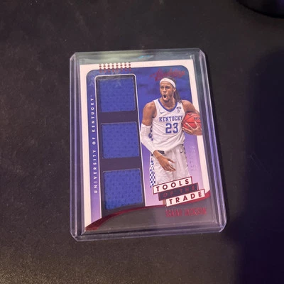 2021 Chronicles Absolute Draft Picks Isaiah Jackson Triple Patch /199 - Image 1 of 2