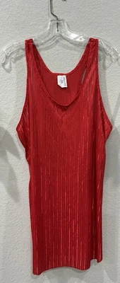 UNDERCOVER WEAR Short Nightgown Vintage Red Semi Sheer Medium - Image 1 of 4
