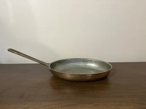 Kupfer Oval Fisch Bratpfanne Vintage Messinggriff TAGUS CHEF Portugal - Bild 1 von 5