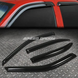 FOR 96-00 CIVIC 4DR EJ6/8 SMOKE TINT WINDOW VISOR SHADE/SUN WIND/RAIN DEFLECTOR - Picture 1 of 11